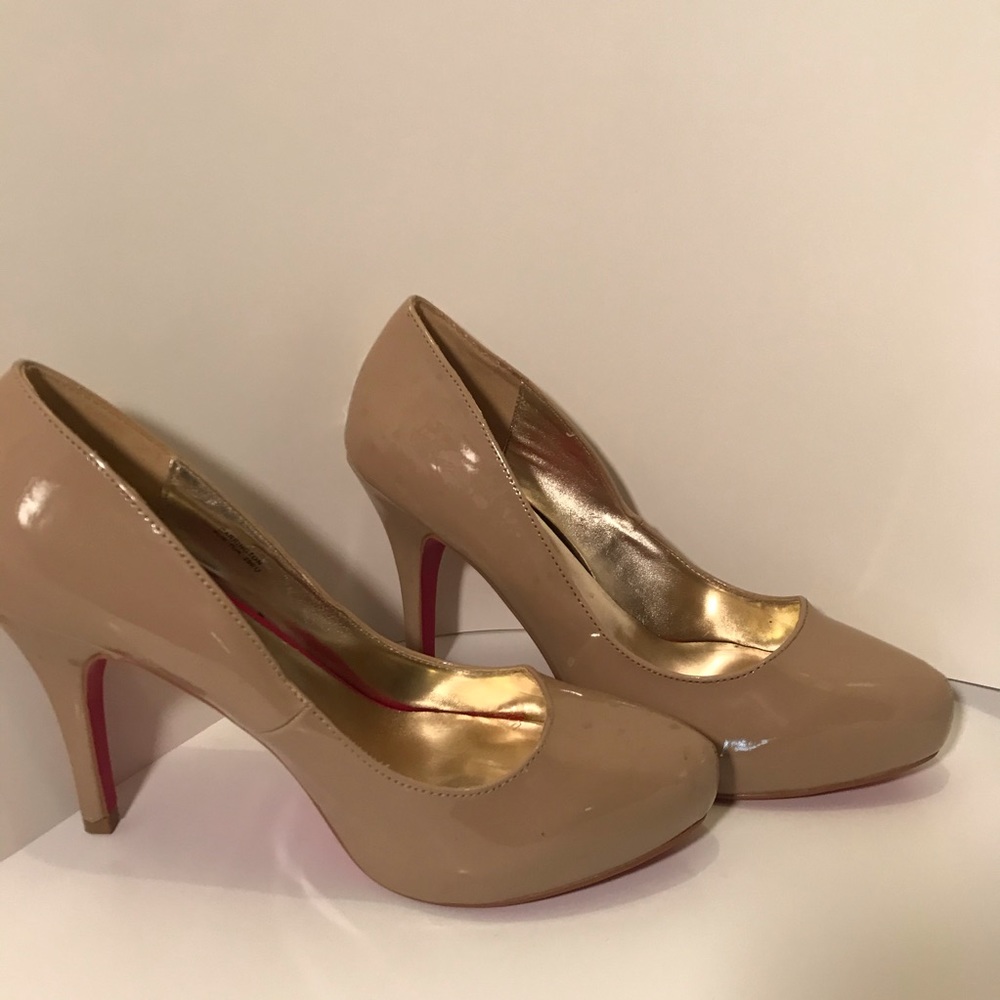 Patent Leather Hidden Platform Heel